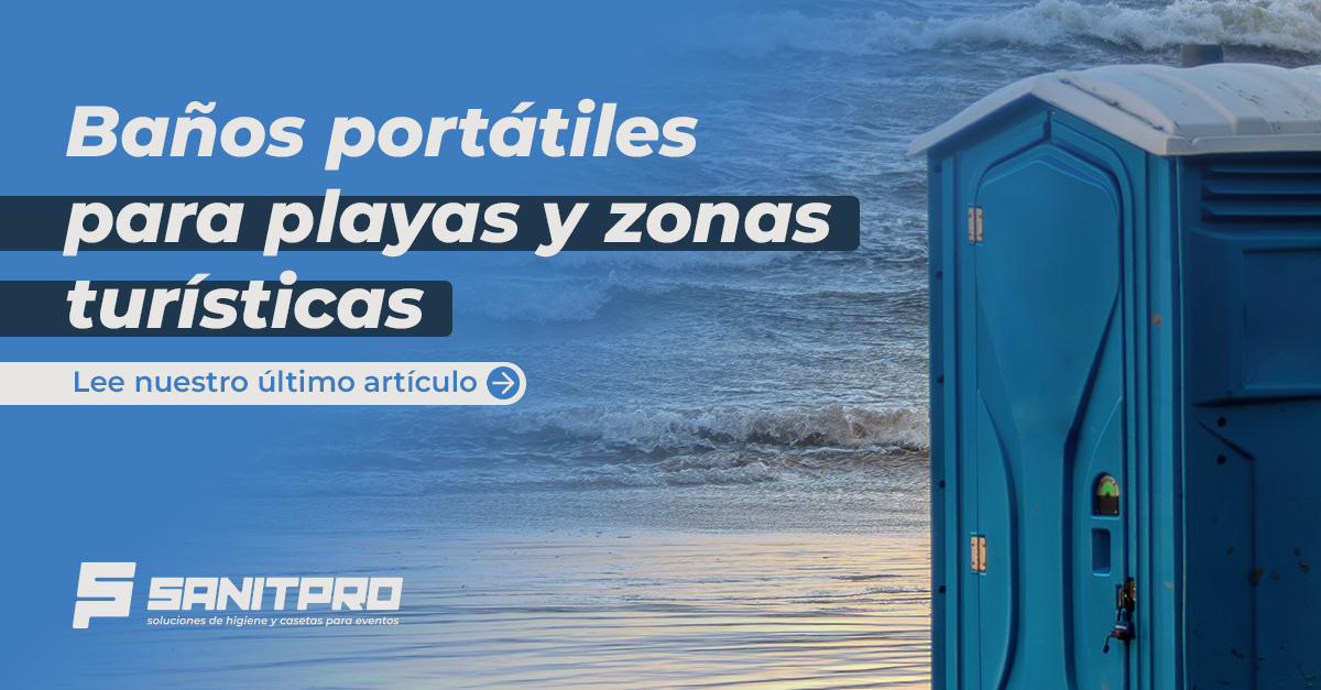 Baños portátiles para playas y zonas turísticas